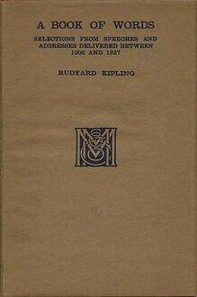 Rudyard Kipling: Book of Words